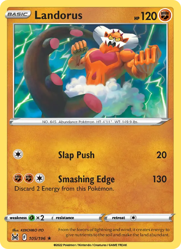 Landorus, Lost Origin #105
