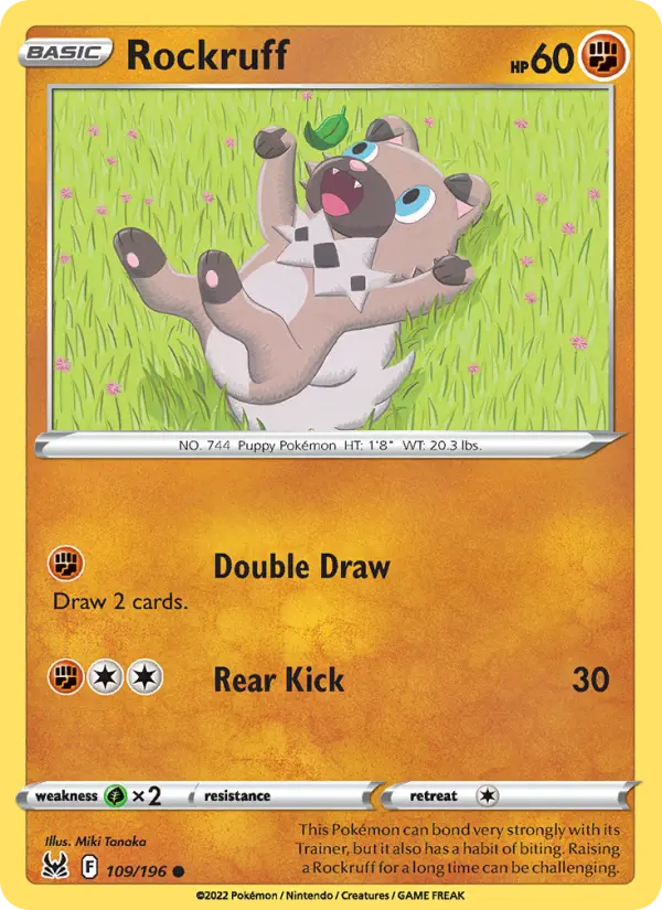 Rockruff, Lost Origin #109