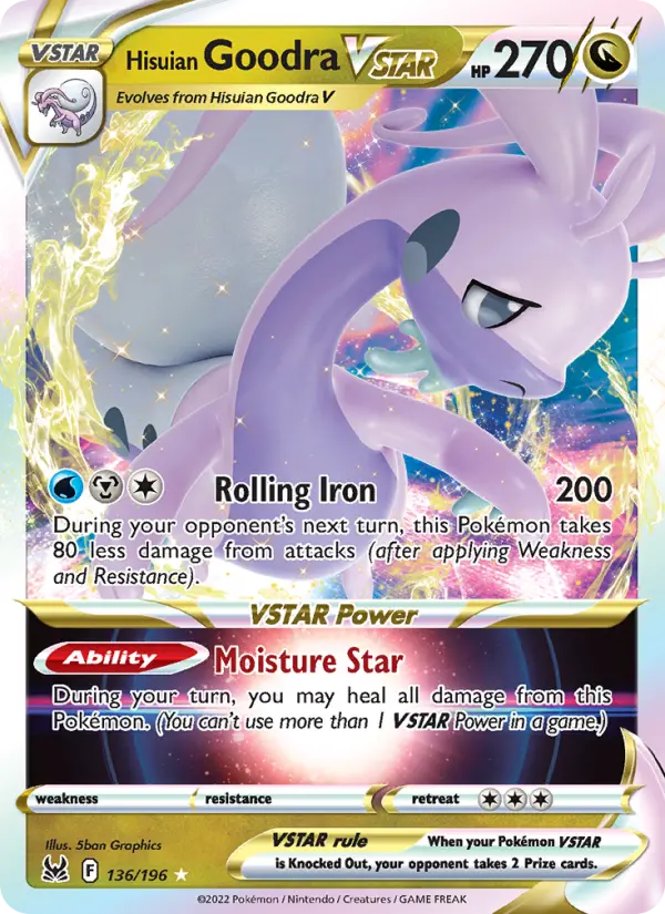 Hisuian Goodra VSTAR, Lost Origin #136