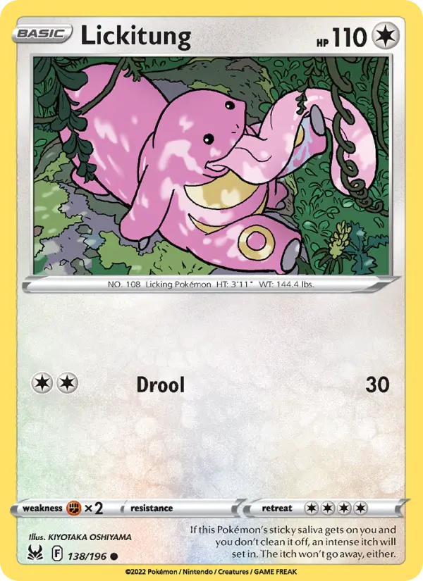 Lickitung, Lost Origin #138
