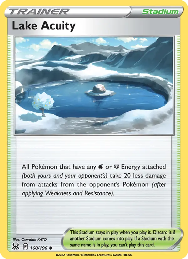 Lake Acuity, Lost Origin #160