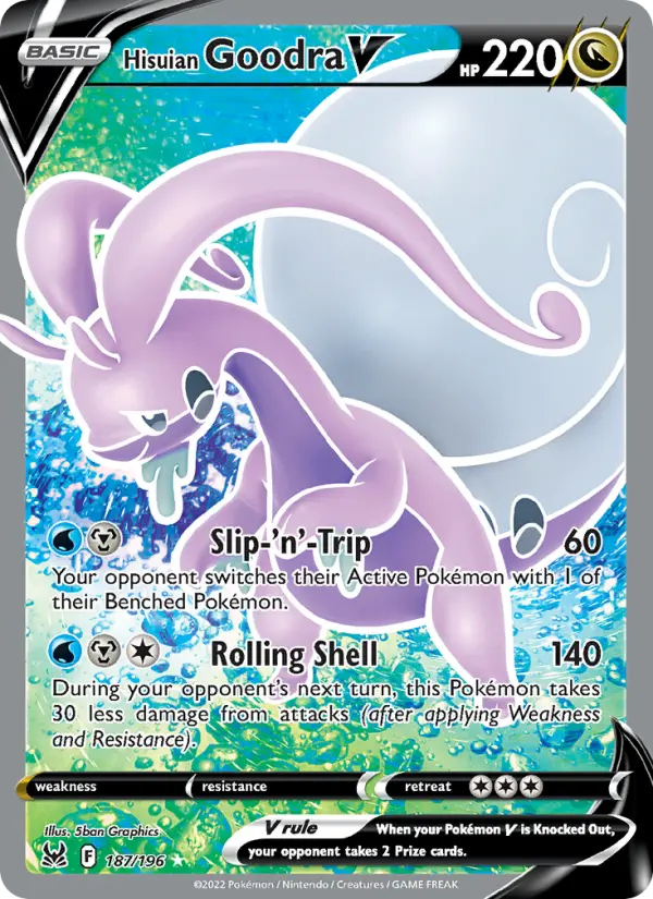 Hisuian Goodra V, Lost Origin #187
