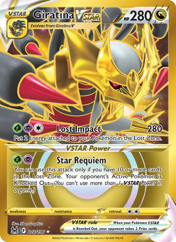 Giratina VSTAR, Lost Origin #212