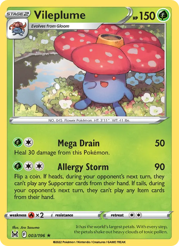 Vileplume, Lost Origin #3
