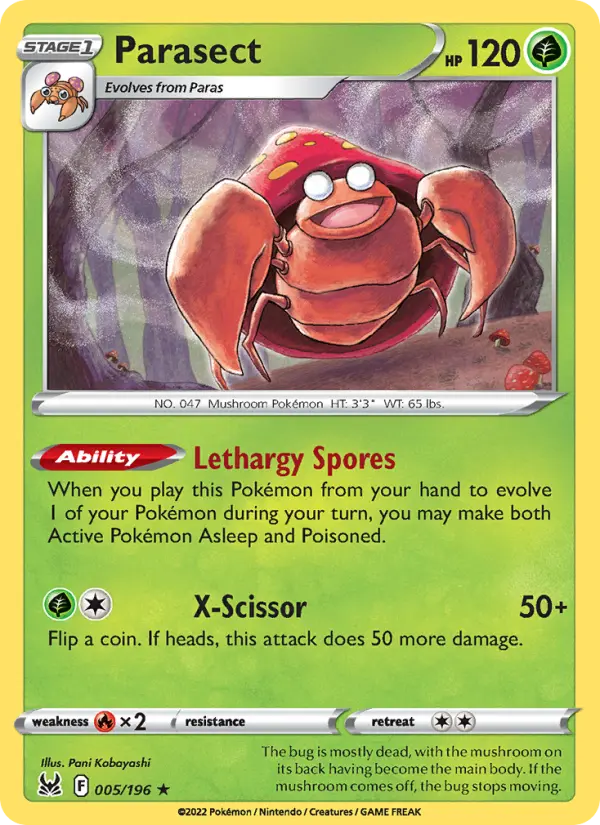 Parasect, Lost Origin #5