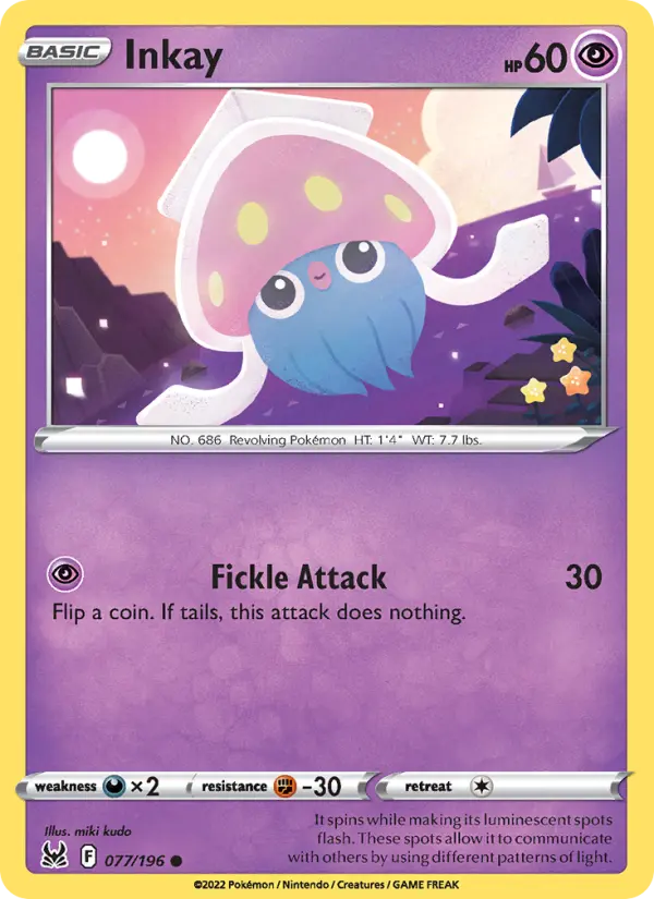 Inkay, Lost Origin #77