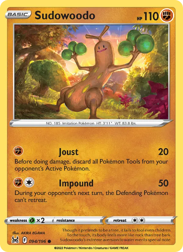 Sudowoodo, Lost Origin #94