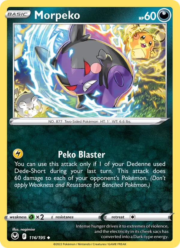Morpeko, Silver Tempest #116
