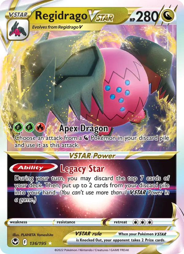 Regidrago VSTAR, Silver Tempest #136