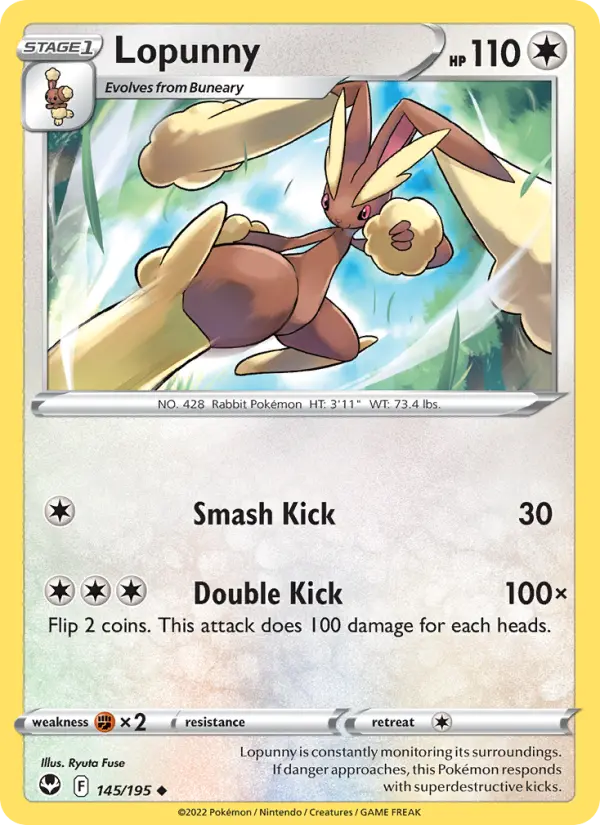 Lopunny, Silver Tempest #145