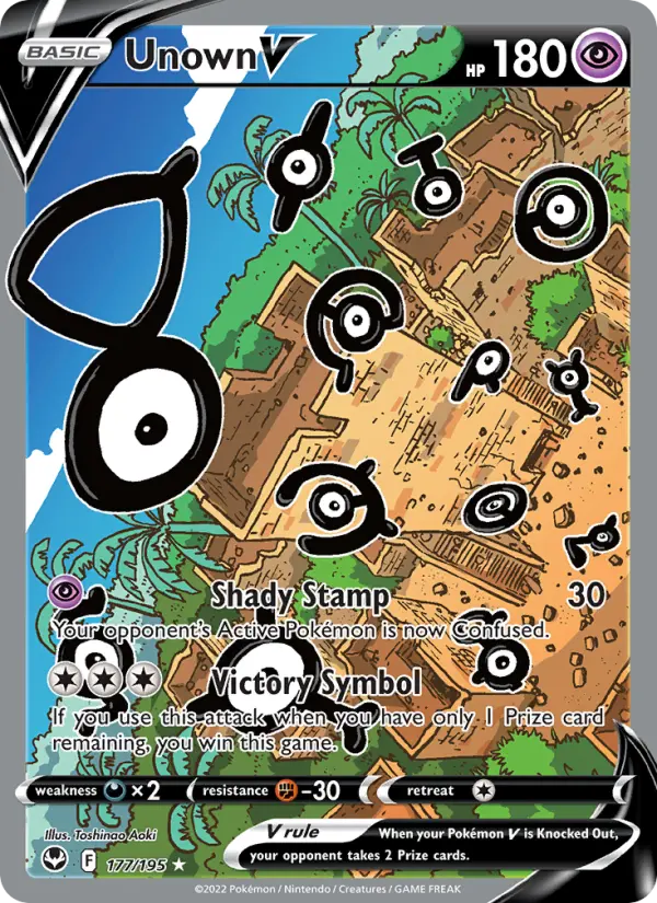 Unown V, Silver Tempest #177