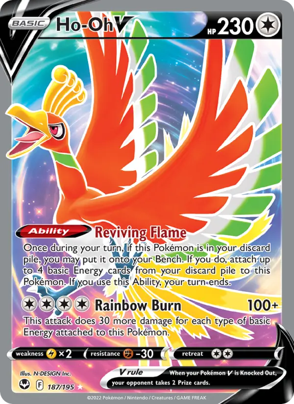 Ho-Oh V, Silver Tempest #187