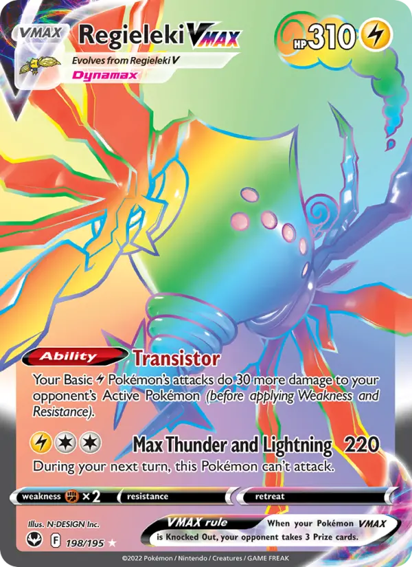 Regieleki VMAX, Silver Tempest #198