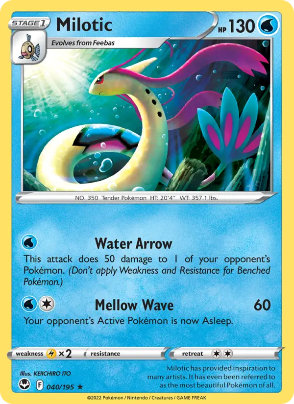 Milotic, Silver Tempest #40