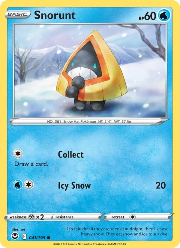 Snorunt, Silver Tempest #41