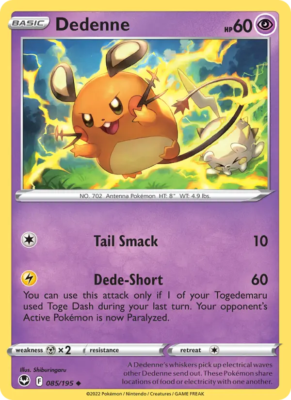 Dedenne, Silver Tempest #85