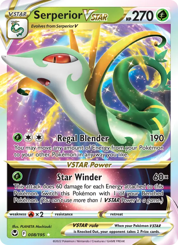 Serperior VSTAR, Silver Tempest #8