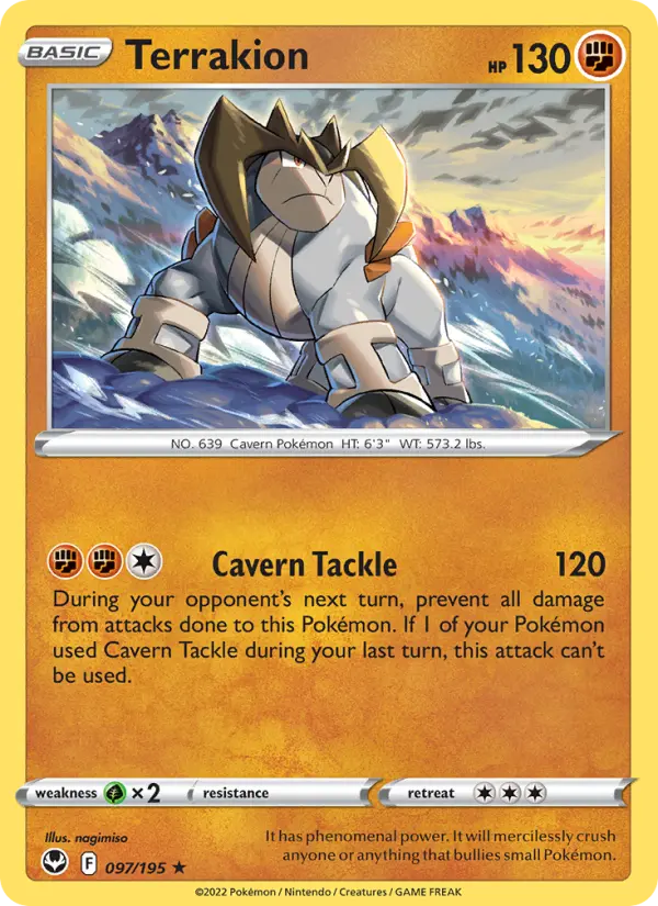 Terrakion, Silver Tempest #97