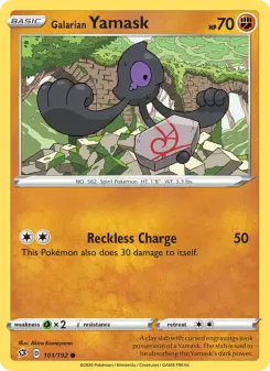 Galarian Yamask, Rebel Clash #101/192