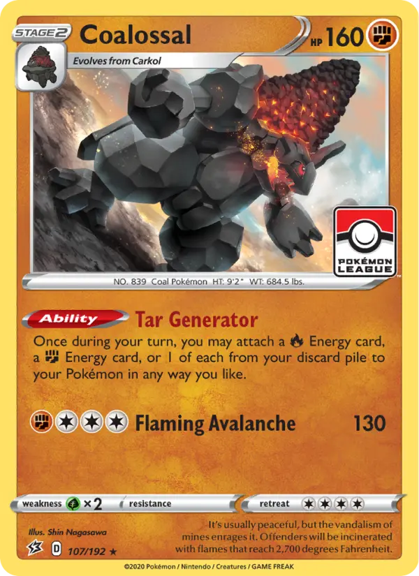 Coalossal, Rebel Clash #107
