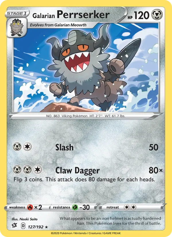 Galarian Perrserker, Rebel Clash #127