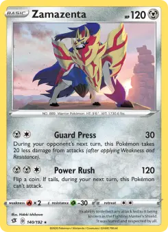 Zamazenta, Rebel Clash #140/192