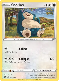 Snorlax, Rebel Clash #141/192