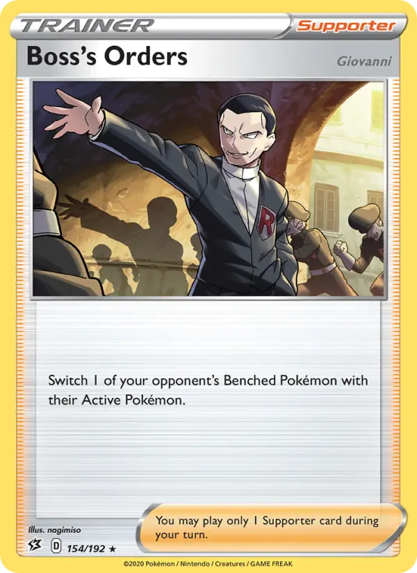 Boss's Orders (Giovanni), Rebel Clash #154