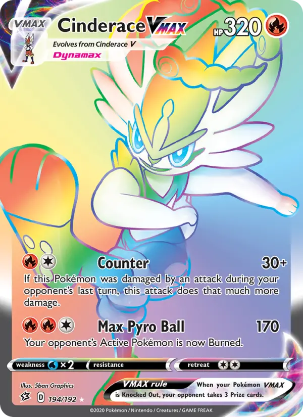 Cinderace VMAX, Rebel Clash #194