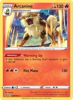 Arcanine, Rebel Clash #28/192