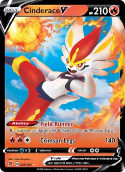 Cinderace V, Rebel Clash #35/192