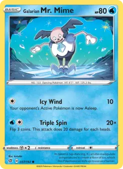 Galarian Mr. Mime, Rebel Clash #37/192