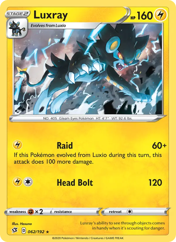 Luxray, Rebel Clash #62