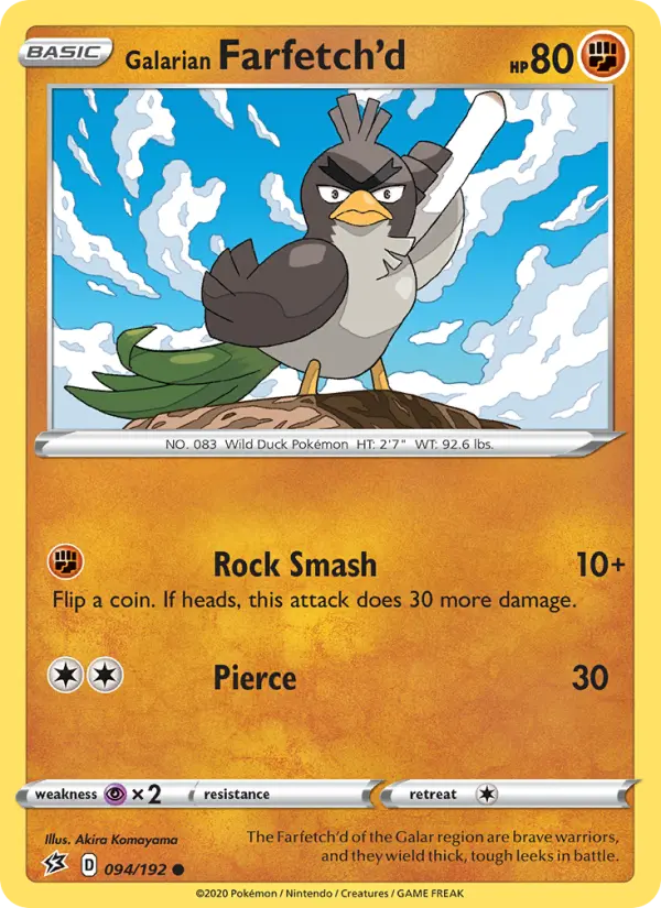 Galarian Farfetch'd, Rebel Clash #94