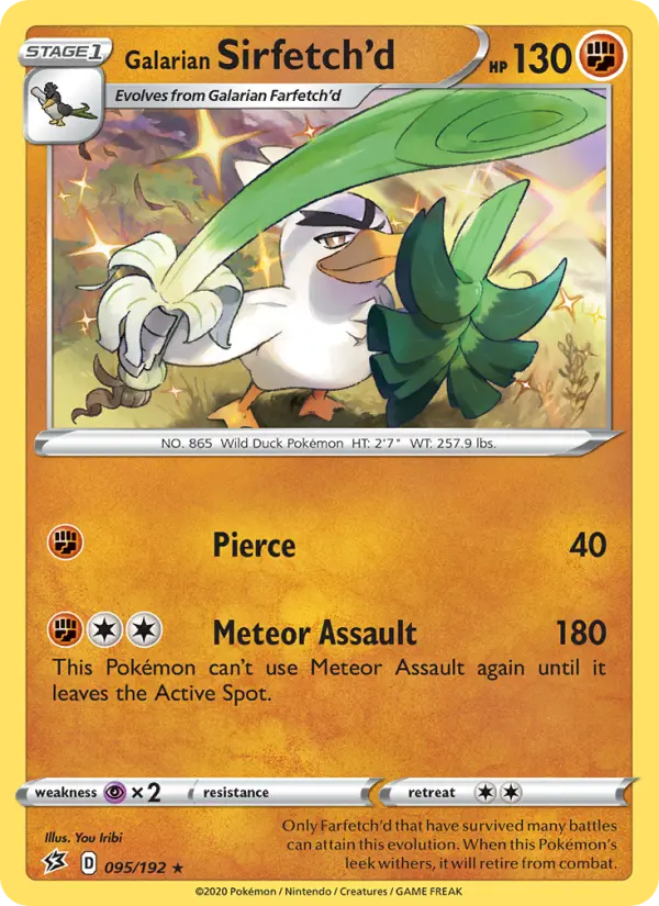 Galarian Sirfetch'd, Rebel Clash #95