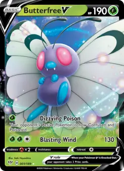 Butterfree V, Darkness Ablaze #1/189