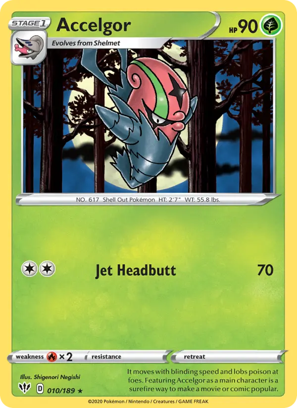 Accelgor, Darkness Ablaze #10