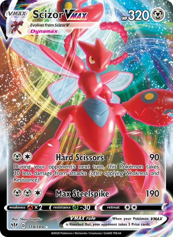 Scizor VMAX, Darkness Ablaze #119