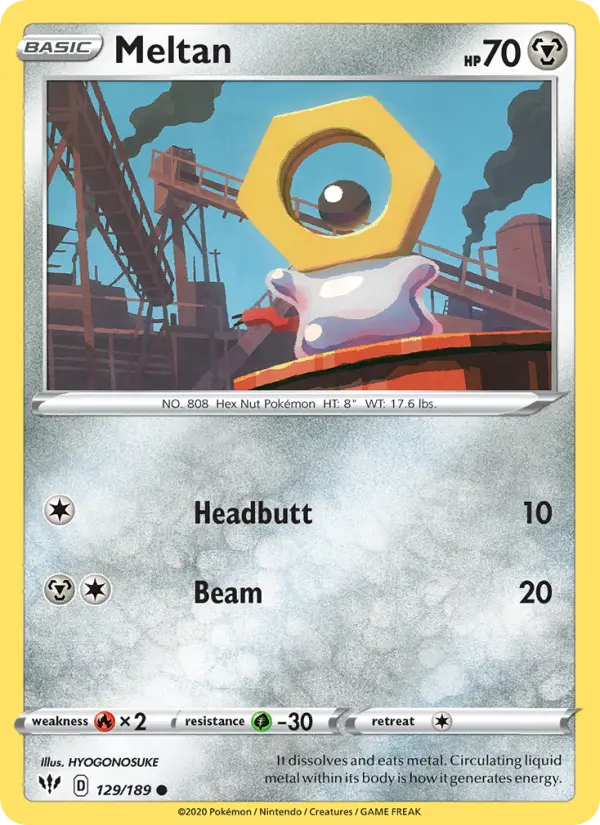 Meltan, Darkness Ablaze #129