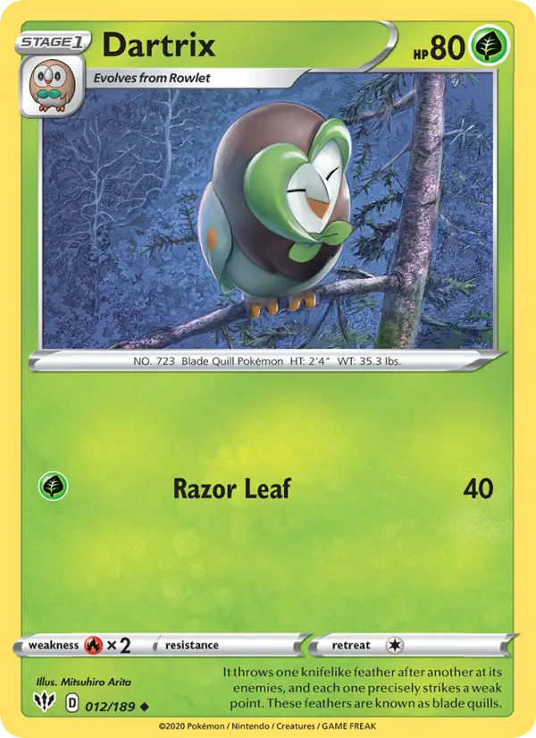 Dartrix, Darkness Ablaze #12