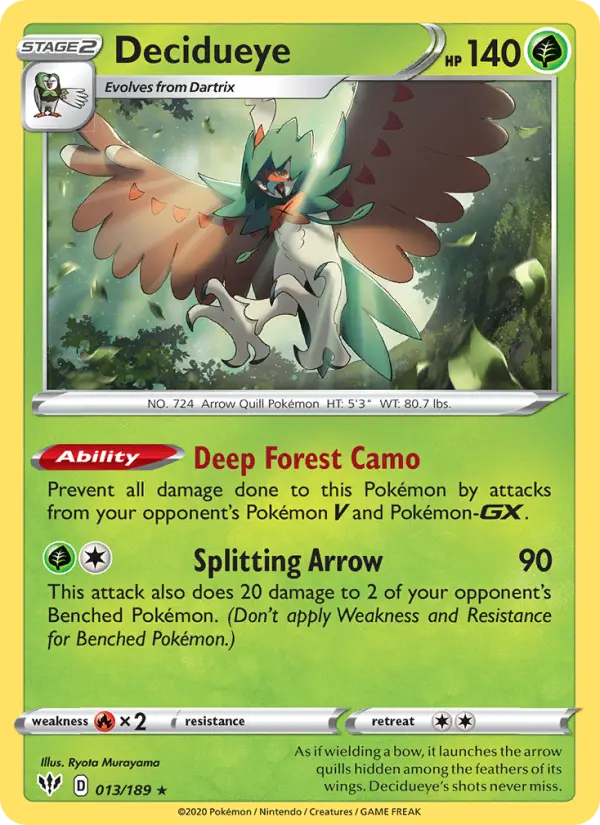 Decidueye, Darkness Ablaze #13