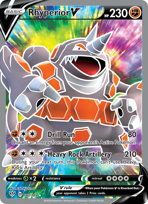 Rhyperior V, Darkness Ablaze #181