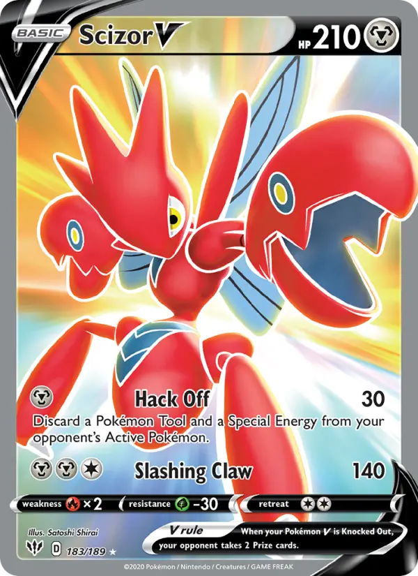 Scizor V, Darkness Ablaze #183