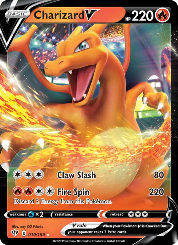 Charizard V, Darkness Ablaze #19