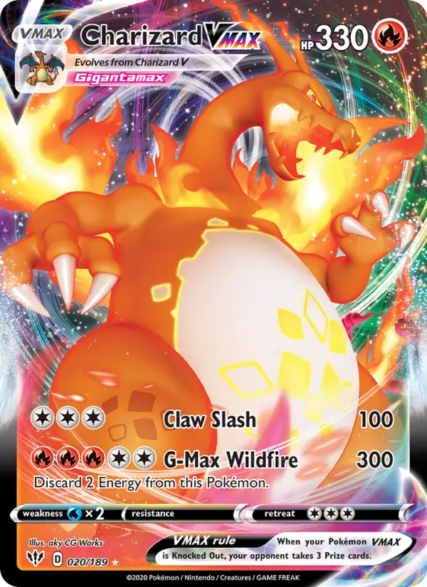 Charizard VMAX, Darkness Ablaze #20