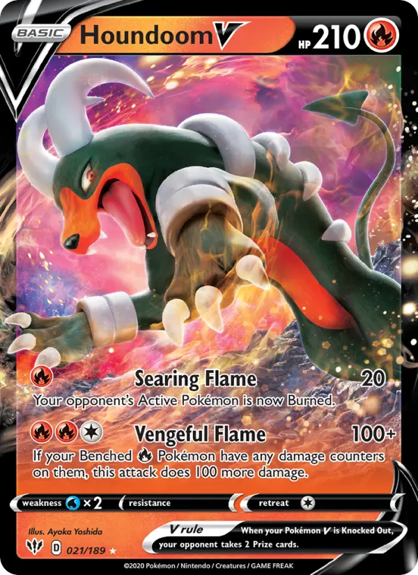 Houndoom V, Darkness Ablaze #21