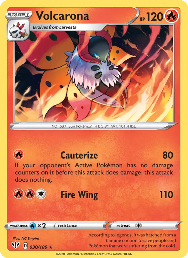 Volcarona, Darkness Ablaze #30