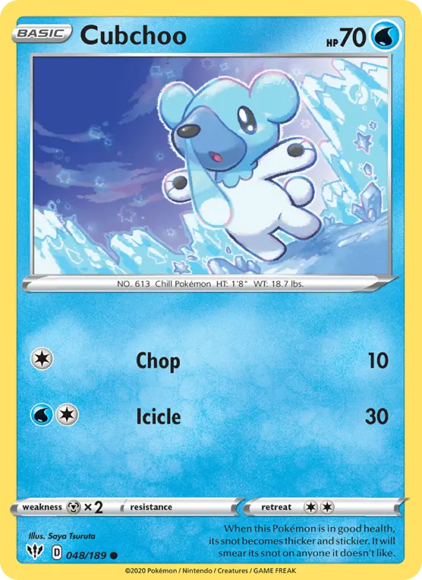 Cubchoo, Darkness Ablaze #48