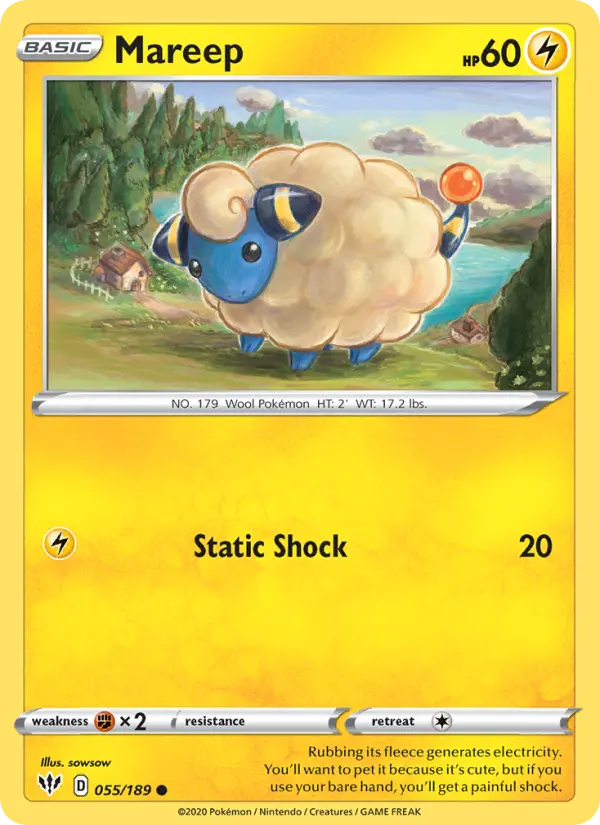 Mareep, Darkness Ablaze #55