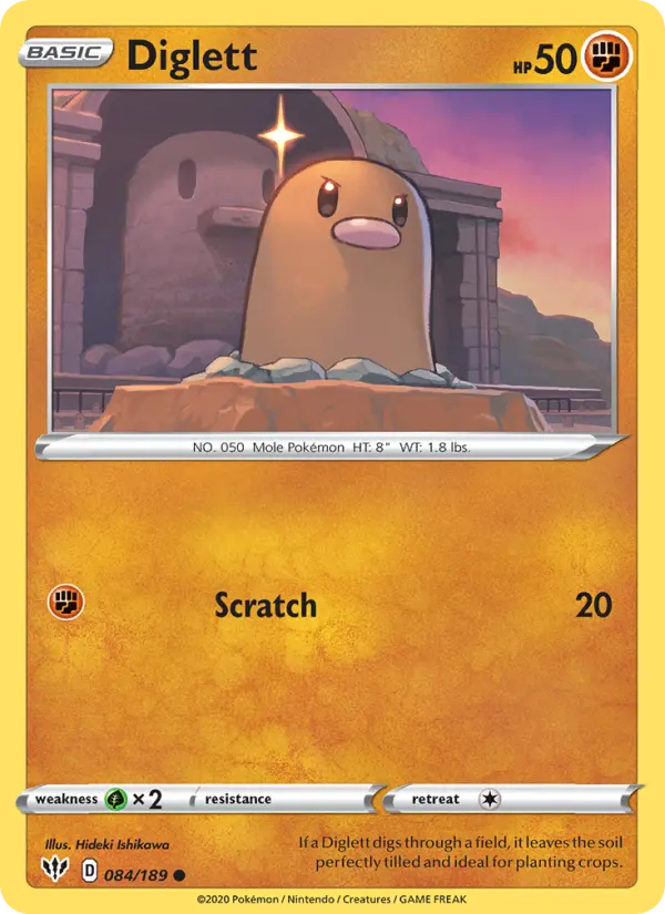 Diglett, Darkness Ablaze #84